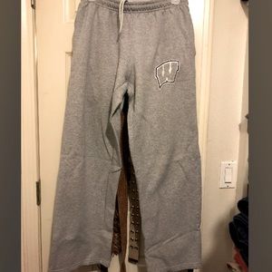 Gray sweatpants